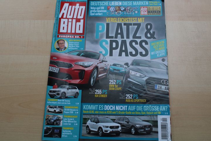 Deckblatt Auto Bild (12/2018)